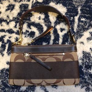 Small brown coach bag, never used